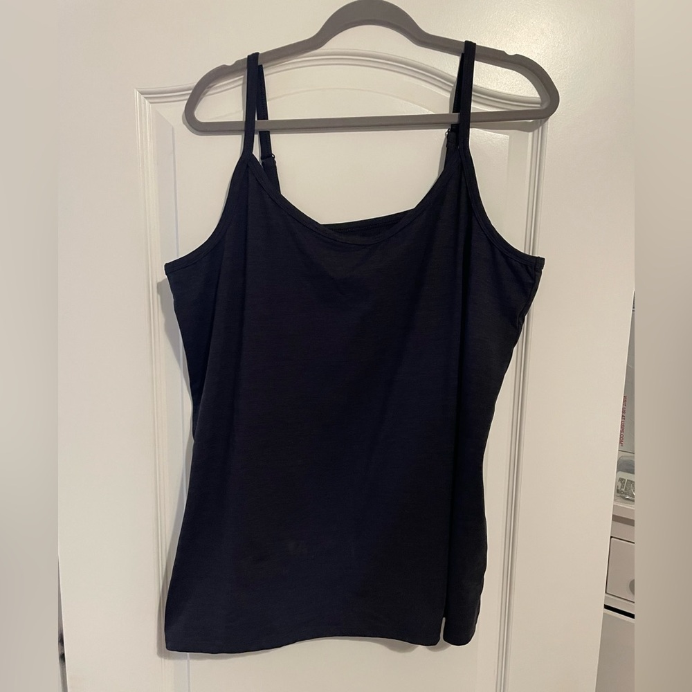 Black athletic cami.